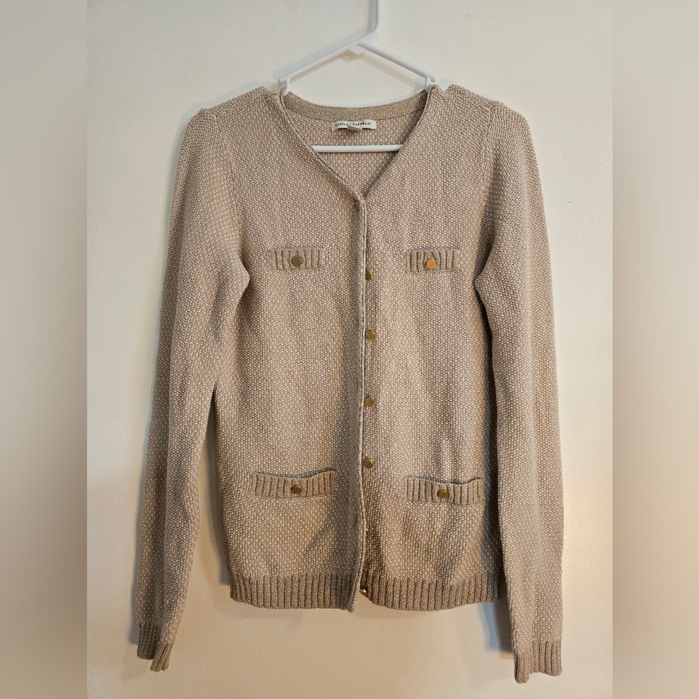Tan Banana Republic Cardigan
